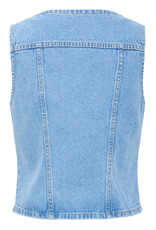 b.young b.young - Kallie Waistcoat (Light Blue Denim)