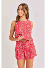 Sadie & Sage Sadie & Sage - Firecracker Sleeveless Top (Red)