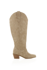 Billini - Urson Curve Western Boot - Extended Calf (Taupe Nubuck)