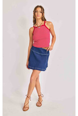 Sadie & Sage Sadie & Sage - Cowgirl Denim Mini Skirt (Indigo)