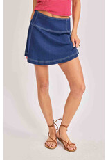 Sadie & Sage Sadie & Sage - Cowgirl Denim Mini Skirt (Indigo)