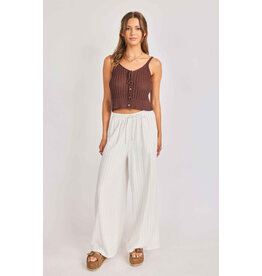 Sadie & Sage Sadie & Sage - Marlow Sweater Vest (Brown)