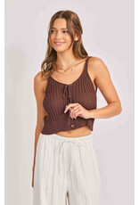 Sadie & Sage Sadie & Sage - Marlow Sweater Vest (Brown)