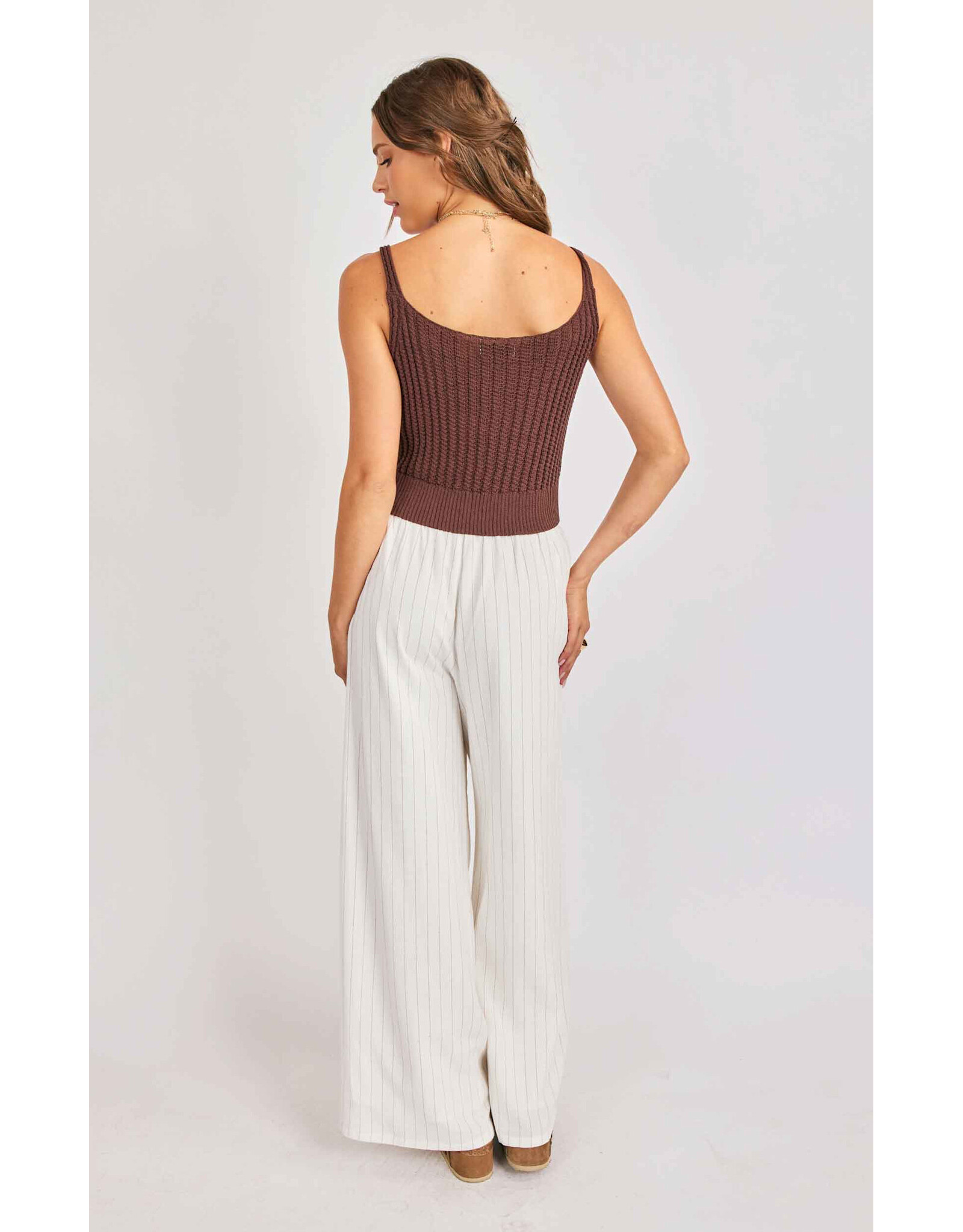 Sadie & Sage Sadie & Sage - Marlow Sweater Vest (Brown)