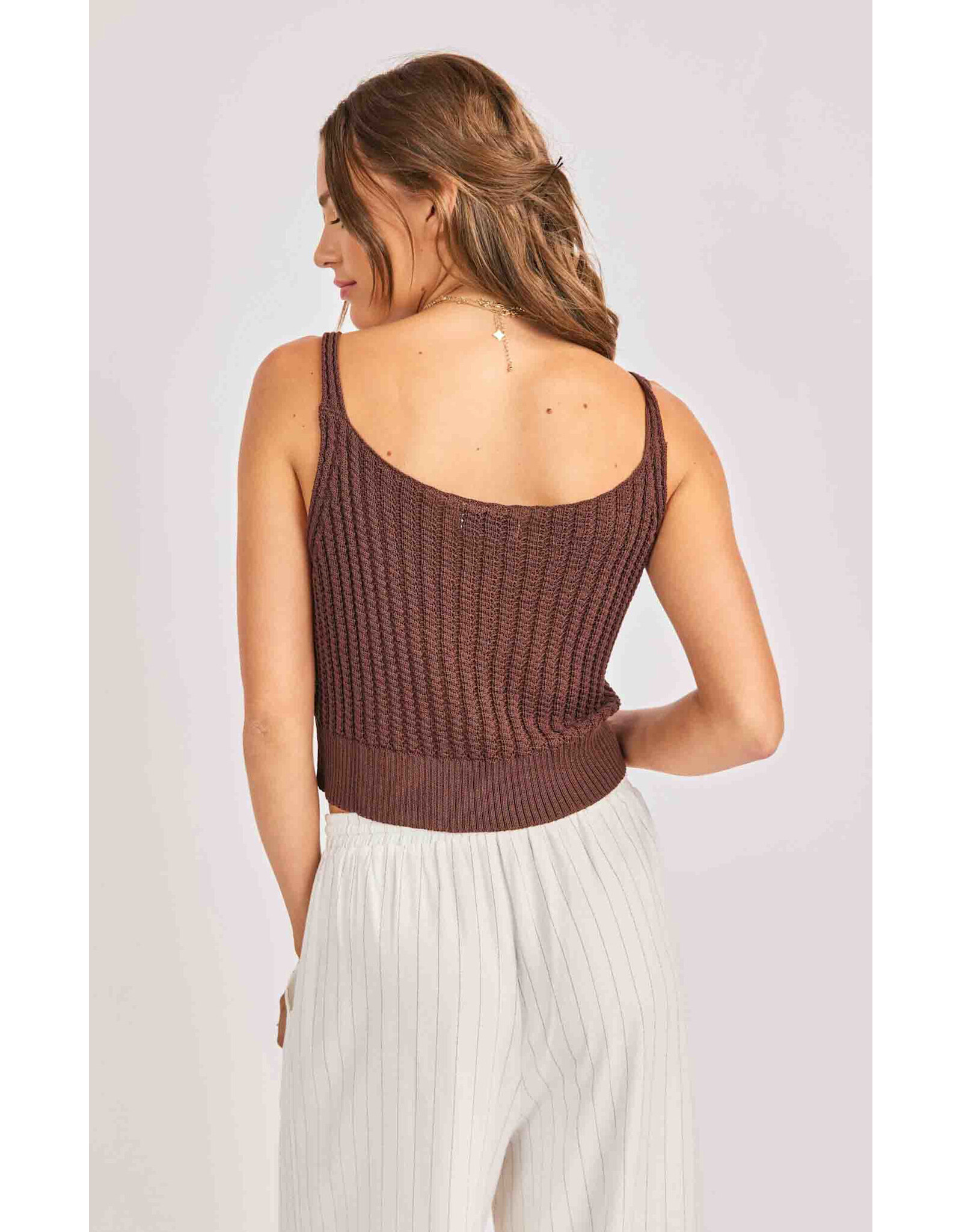 Sadie & Sage Sadie & Sage - Marlow Sweater Vest (Brown)