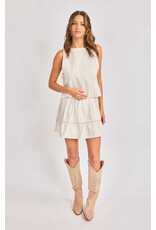 Sadie & Sage Sadie & Sage - Heartland Side Tie Sleeveless Top (Cream)