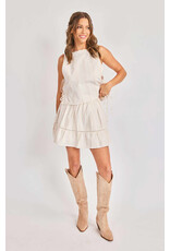 Sadie & Sage Sadie & Sage - Heartland Side Tie Sleeveless Top (Cream)