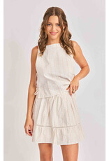 Sadie & Sage Sadie & Sage - Heartland Side Tie Sleeveless Top (Cream)