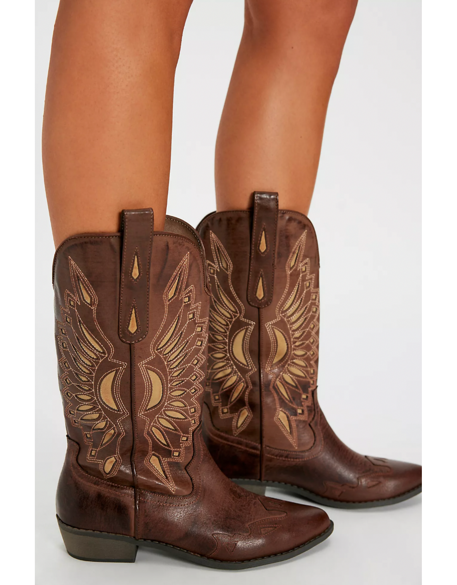 Matisse Matisse - Bandera Western Boot (Choco / Beige)