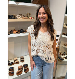 RD Style RD Style - Claudia V Neck Tank (Natural)