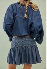 Free people Free People Roselle Denim Mini (High Tide)