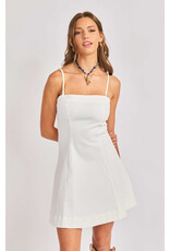 Sadie & Sage Sadie & Sage - Clear Eyes Mini Dress (White)
