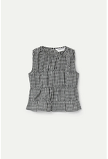 Compania Fantastica Compania Fantastica -  Gingham Top (Black)
