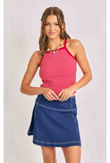 Sadie & Sage Sadie & Sage - Jukebox Knit Tank (Red / White)