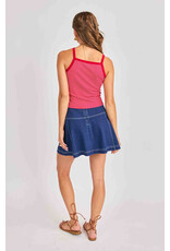 Sadie & Sage Sadie & Sage - Jukebox Knit Tank (Red / White)