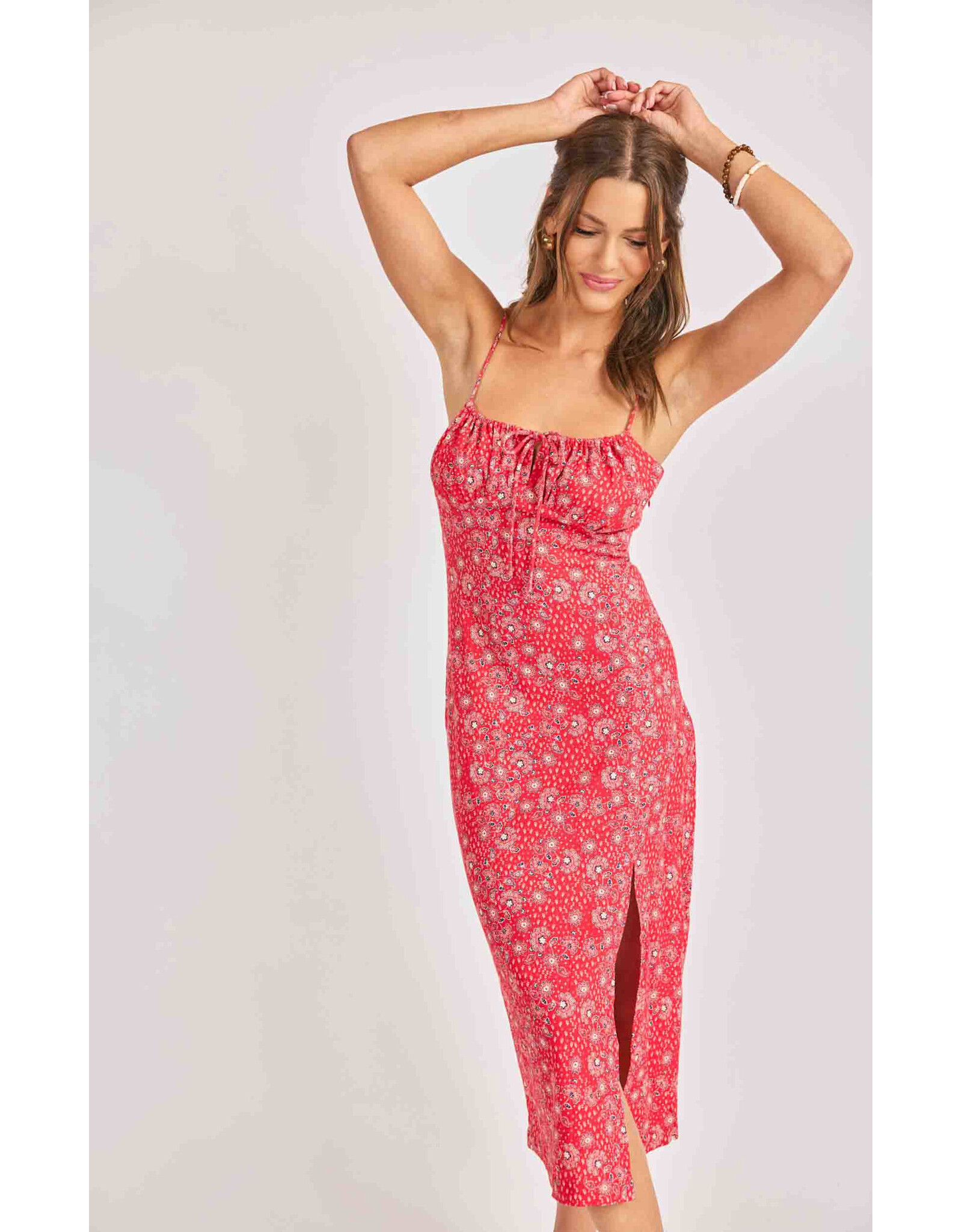Sadie & Sage Sadie & Sage - Firecracker Midi Dress (Red)