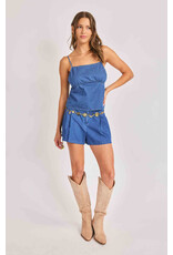 Sadie & Sage Sadie & Sage - Rango Chambray Tank (Dark Chambray)