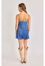 Sadie & Sage Sadie & Sage - Rango Chambray Tank (Dark Chambray)