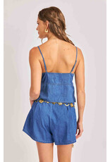 Sadie & Sage Sadie & Sage - Rango Chambray Tank (Dark Chambray)
