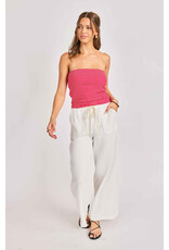 Sadie & Sage Sadie & Sage - Jukebox Knit Tube Top (Red / White)