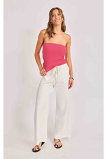 Sadie & Sage Sadie & Sage - Jukebox Knit Tube Top (Red / White)