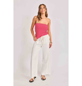 Sadie & Sage Sadie & Sage - Jukebox Knit Tube Top (Red / White)