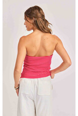 Sadie & Sage Sadie & Sage - Jukebox Knit Tube Top (Red / White)