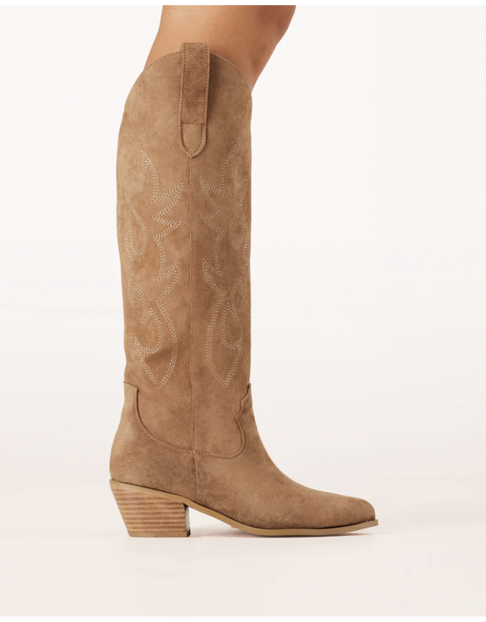 Billini - Urson Western Boot (Dark Tan Suede)
