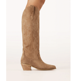 Billini - Urson Western Boot (Dark Tan Suede)