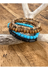 Fame Accessories Western Beaded Stackable Bracelets