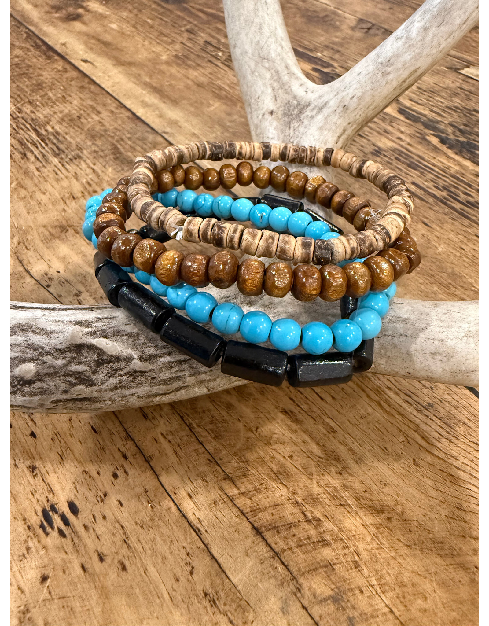 Fame Accessories Western Beaded Stackable Bracelets