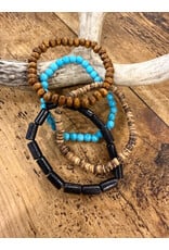 Fame Accessories Western Beaded Stackable Bracelets