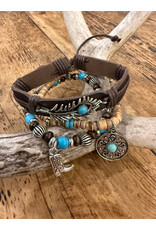Fame Accessories Assorted Western Charm Bracelets