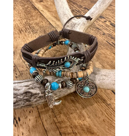 Fame Accessories Assorted Western Charm Bracelets
