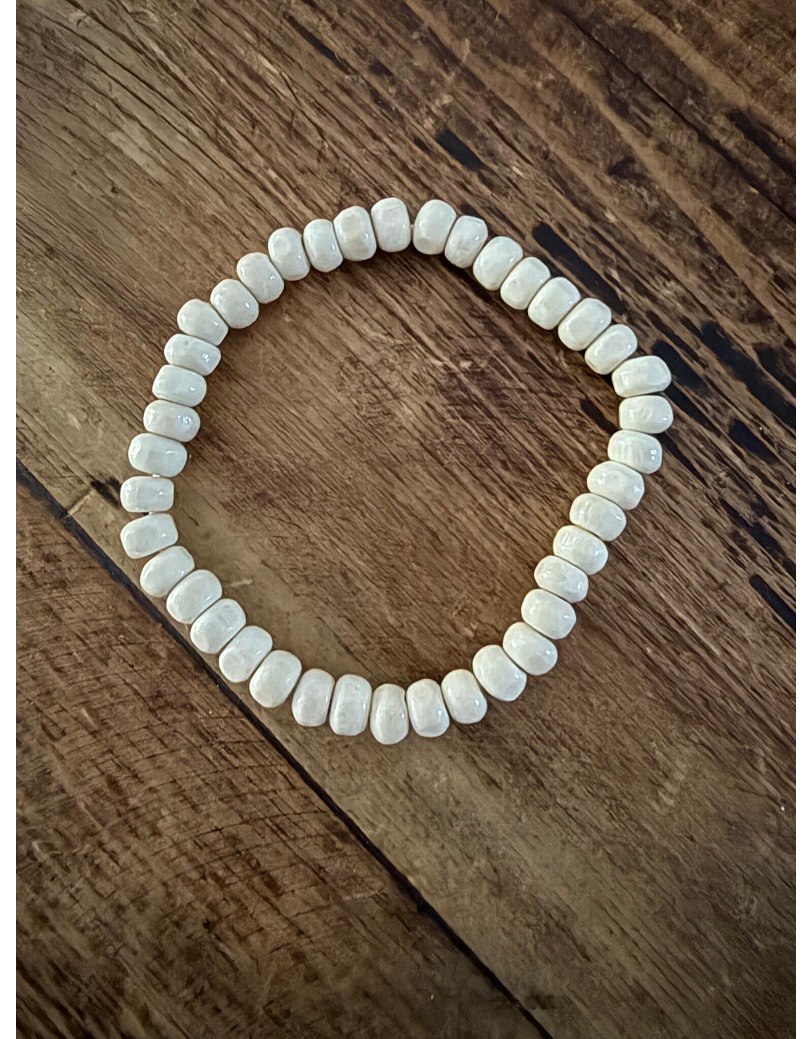 Fame Accessories Western Wooden Bead and Braid Stackable Bracelets