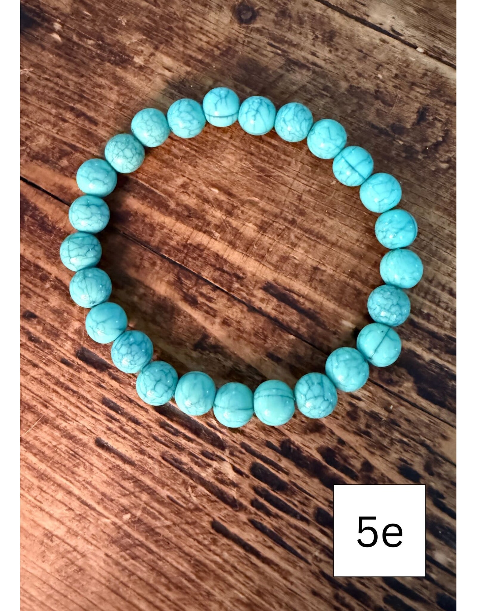 Fame Accessories Assorted Western Wood and Turquoise Beaded Bracelets