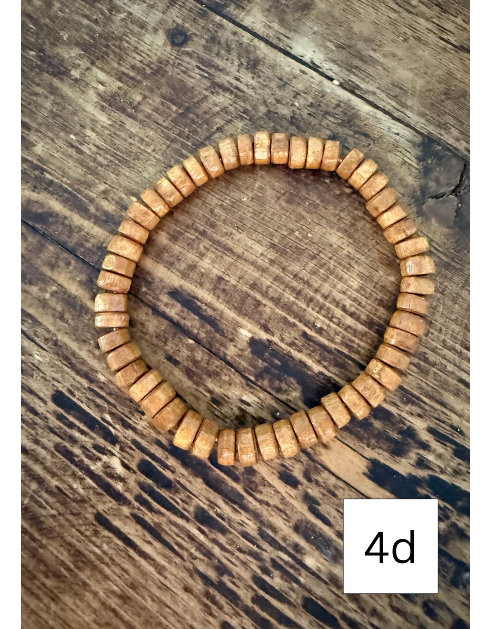 Fame Accessories Western Wooden Beads Stackable Bracelets