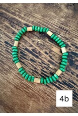 Fame Accessories Western Wooden Beads Stackable Bracelets