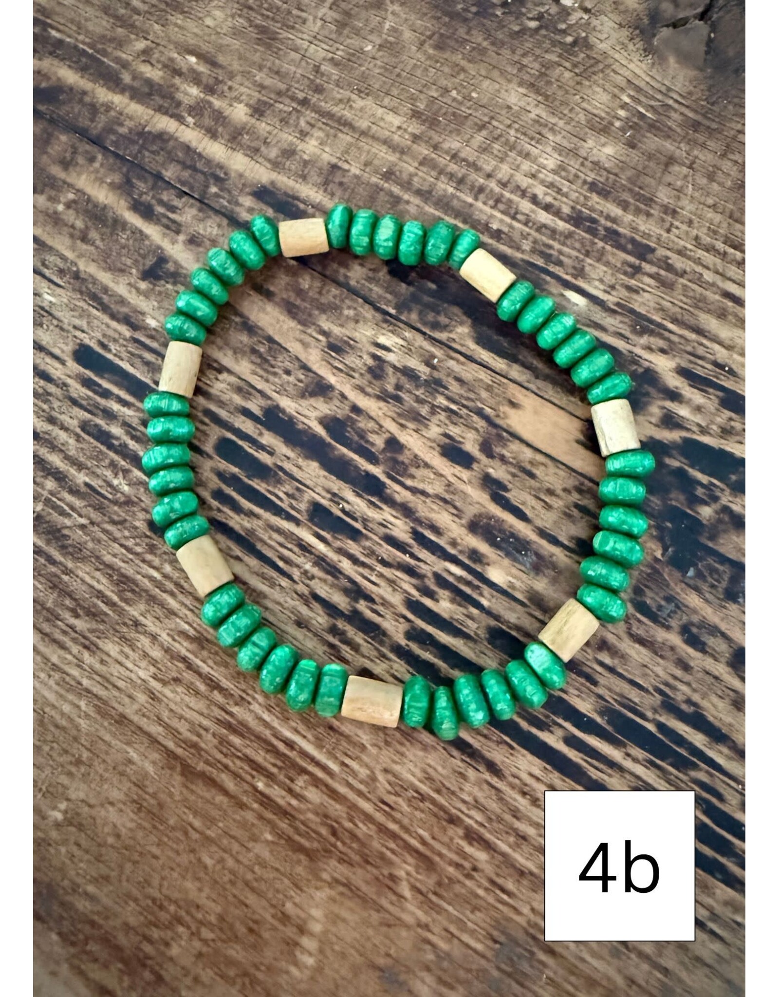 Fame Accessories Western Wooden Beads Stackable Bracelets