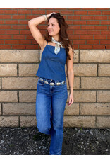 Sadie & Sage Sadie & Sage - Rango Chambray Tank (Dark Chambray)