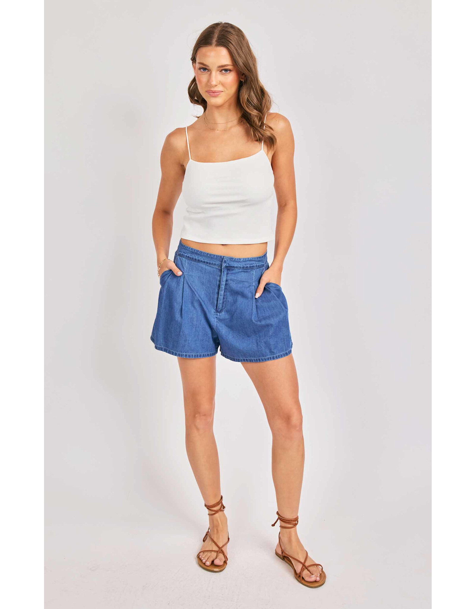 Sadie & Sage Sadie & Sage - Ruby Knit Tank (White)