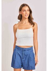 Sadie & Sage Sadie & Sage - Ruby Knit Tank (White)