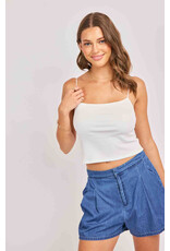 Sadie & Sage Sadie & Sage - Ruby Knit Tank (White)