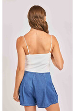 Sadie & Sage Sadie & Sage - Ruby Knit Tank (White)