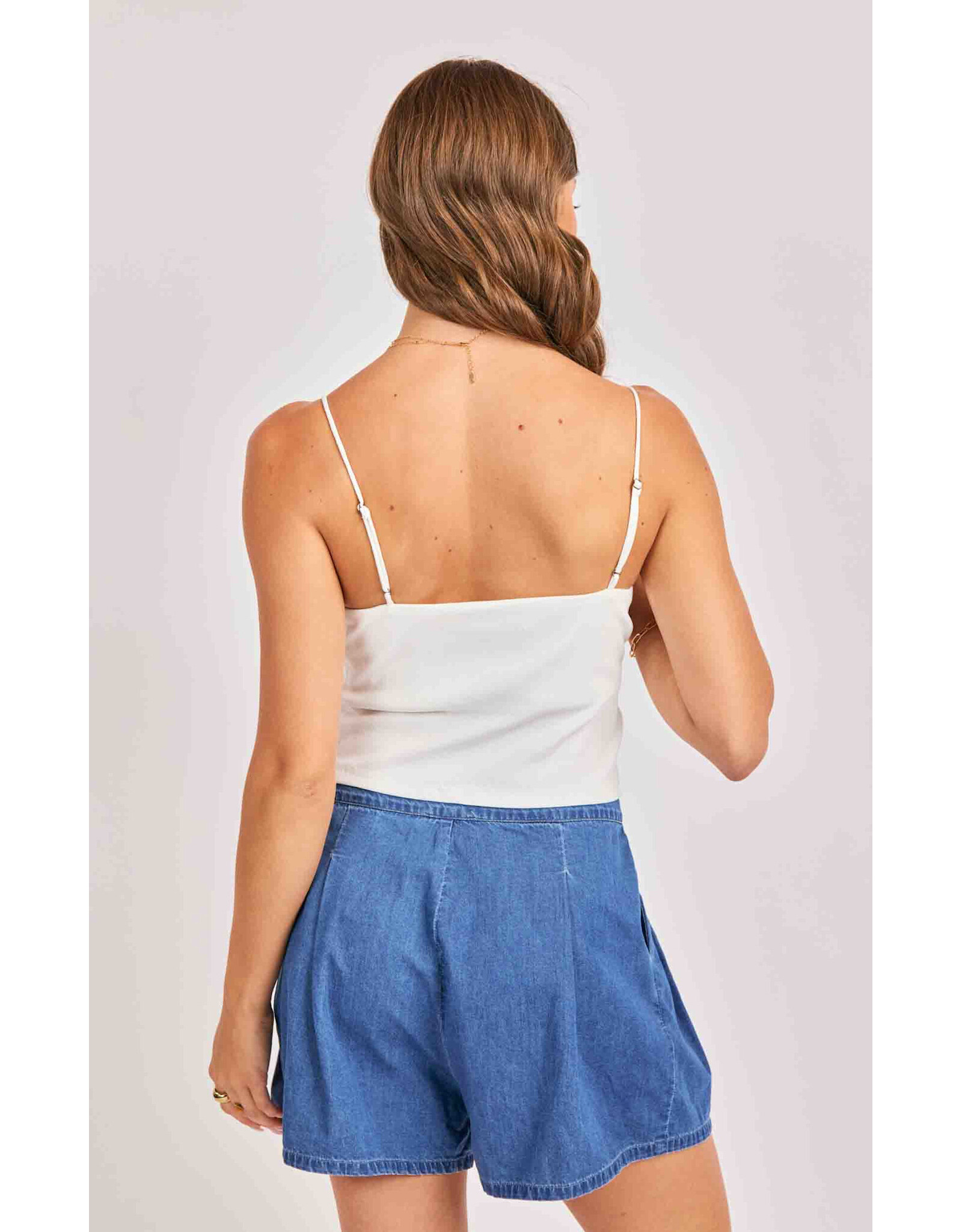 Sadie & Sage Sadie & Sage - Ruby Knit Tank (White)