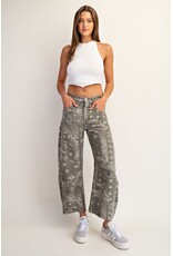 ee:some Bandana Print Barrel Jeans (Vintage Army)