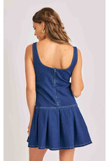 Sadie & Sage Sadie & Sage - Cowgirl Denim Mini Dress (Indigo)
