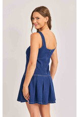 Sadie & Sage Sadie & Sage - Cowgirl Denim Mini Dress (Indigo)