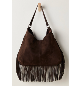 Free people Free People - Finn Fringe Shoulder Bag (Espresso)