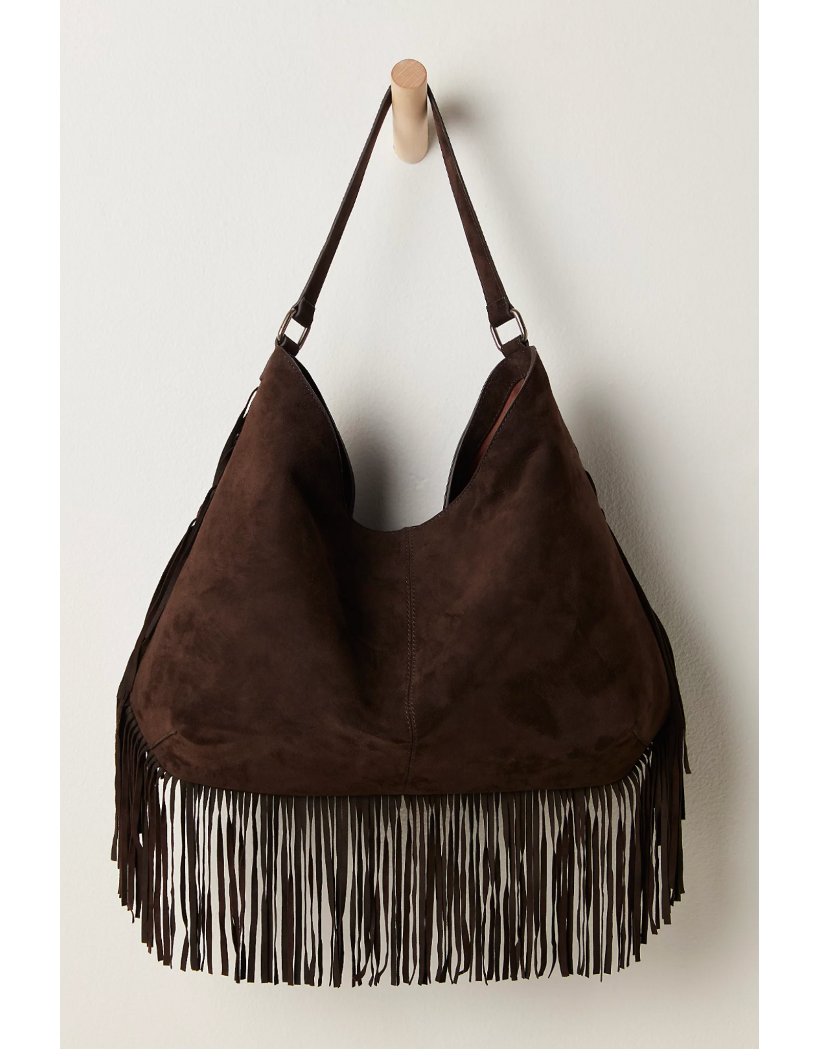 Free people Free People - Finn Fringe Shoulder Bag (Espresso)